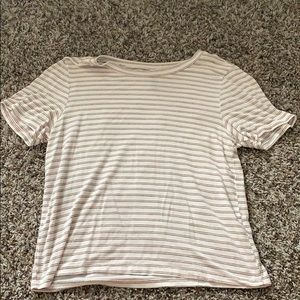 Striped White T-shirt